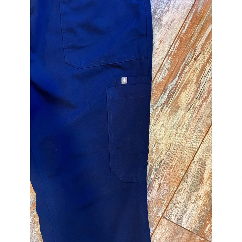 Figs Cairo Cargo Scrub Pants Navy Blue Technical Collection XL Mens
